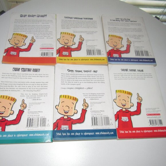 Megan McDonald STINK Set of 6 Chapter Books~Shark Sleepover; Solar System Superh - Picture 2 of 4